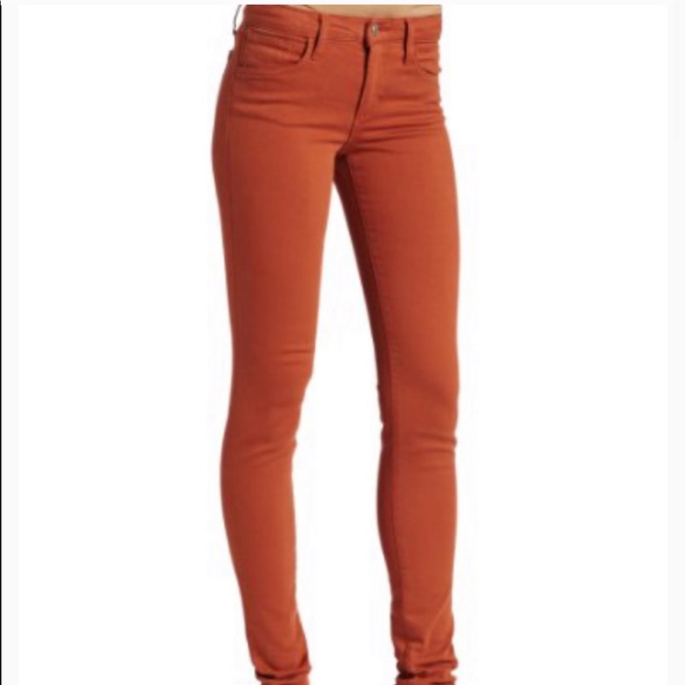 Joes Skinny Jeans in Ginger/Burnt Orange
